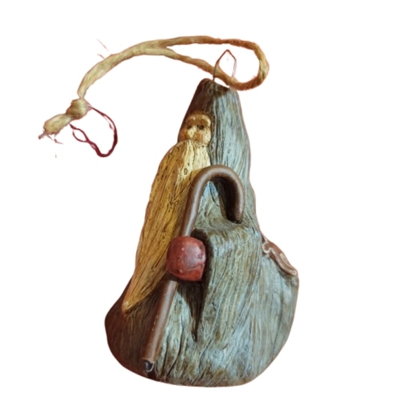 Vintage Santa Claus Holiday Ornament Folk Art - Picture 3 of 5